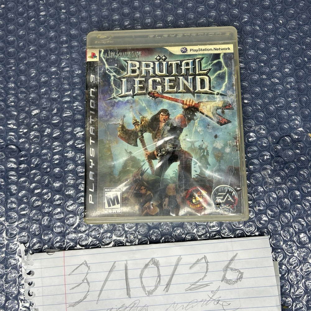 Brutal Legend PlayStation 3 Game - Black Case